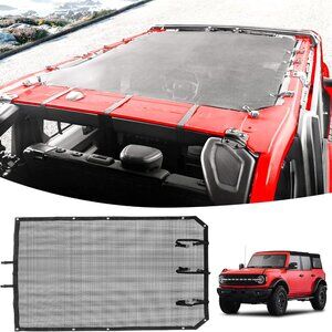 LEPZ Sunshades Compatible for Ford Bronco Accessories Bimini Sun Shade Top 2021